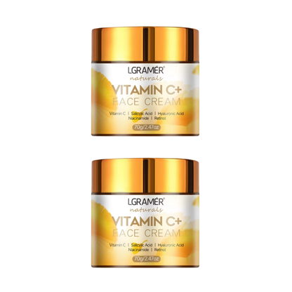 Vitamin C & Retinol Face Cream | Firming, Brightening & Anti-Ageing Moisturiser 70g